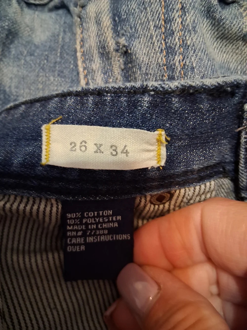 Madewell Rail Straight Jeans 26x34 Dark Wash High Rise Straight Leg Denim - Picture 4 of 13